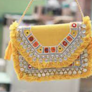 Jute boho bag