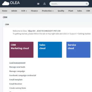 OLEA ERP/CRM CLOUD BUSINESS SUITE PRODUCTS