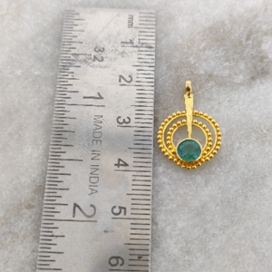 Handmade gorgeous 18k solid gold charm