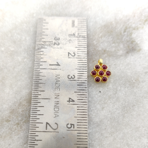 Gorgeous Flower shape 18k solid gold charm