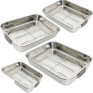 ROSTED GRILL EITH SAID HANDLE