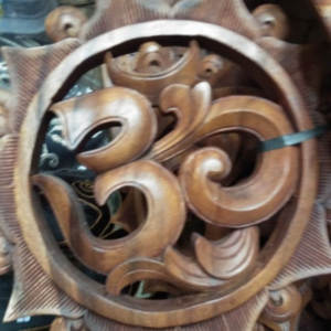 Om khara wall carving