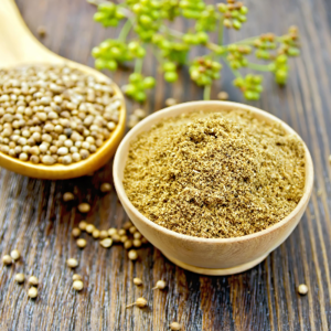 Coriander Powder and Seeds
