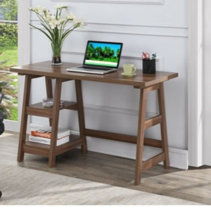 Office Desk with 2 Shelves