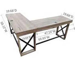 L Shape Desk with 1 Drawer