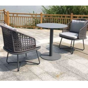 Aluminum Frame Rope Weave Patio Set