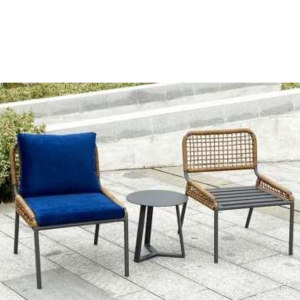 Aluminum Frame PE Rattan Weave Outdoor Patio Chair With/Without Cushion