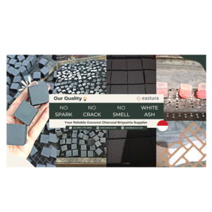 Indonesian Charcoal Briquette For Shisha & BBQ By EASTURA