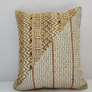 Hand block with aari embroidery Dori work