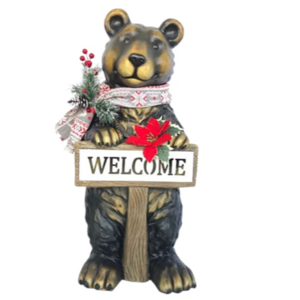 Christmas Decoration Welcome Bear