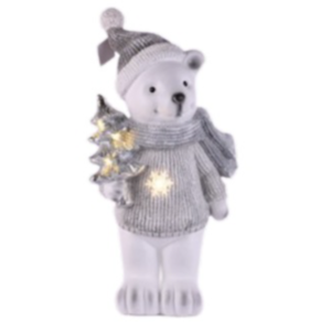 Polar Bear Christmas Décor with LED