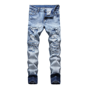 Custom Wholesale Men Jeans High Quality Fit Slim Jeans Men Spring Summer