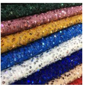 Sequin Velvet Fabric