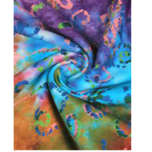 Multicolor Printed Imported Fabric