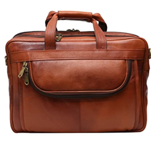 Leather laptop bags.