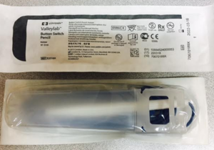 Covidien Valleylab™ Button Switch Pencil,  with stainless steel hex-locking blade  electrode, holster, 3 m E2516H