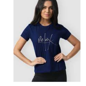 Ladies T-shirt Shirt with print, without print