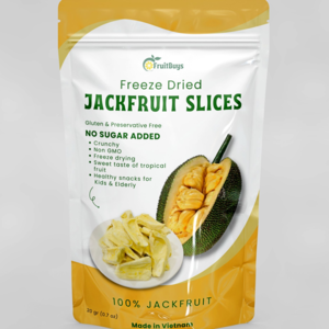 Stay Fresh for Longer - Freeze Dried Jackfruit from FruitBuys Vietnam with Shelf Life of 12 Months without Preservatives.