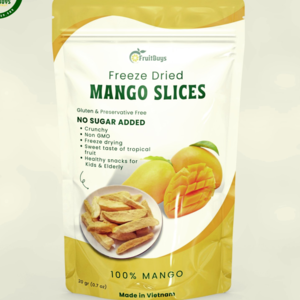 Freeze-Dried Mango With No Sugar Added, Perfect For Weight Loss Goals.