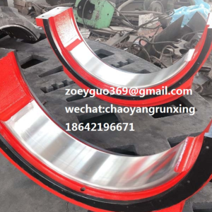 Babbitt bearing, slide shoe bearing, white metal bearing OEM according to drawings Factory