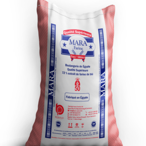Wholesale Wheat Flour 50 kg t55 Mara Farine Brand Flour made in Egypt Atta Chakki ISO 9001 Certified