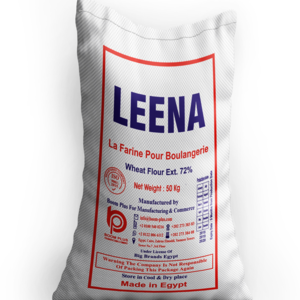 Egyptian Product High Quality The best sale LEENA 50 KG Flour