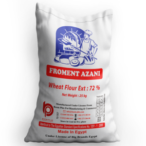 Froment Azani 25kg wheat flour from factory in bulk low price high quality ISO 9001 Halal Premium
