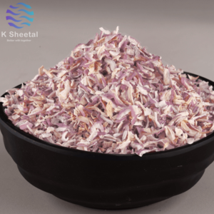 dehydrated pink onion chopped