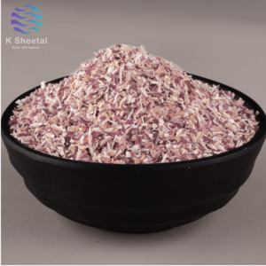 dehydrated pink onion minced