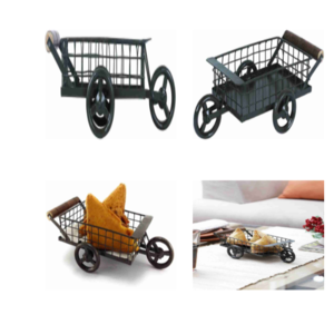 iron food serving trolley
