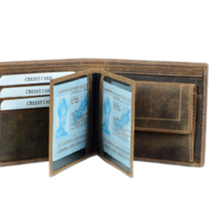 Bifold Leather Wallet A02