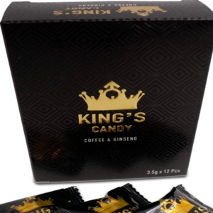 KING’S CANDY COFFEE & GINSENG 3.5g X 12 Pieces