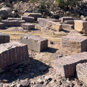 Granite blocks