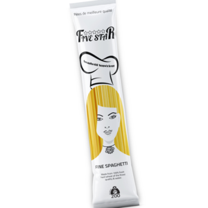 Spaghetti Pasta 200 g made in Africa - Five Star Brand - Private Label Available