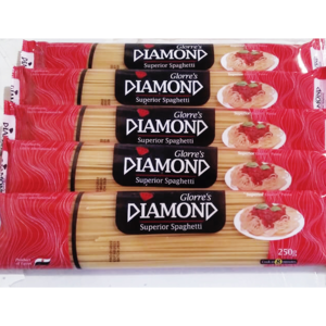 High Quality Delicious Taste Spaghetti 250gr Diamond Best Italian Food Pasta - ISO 9001 & Halal