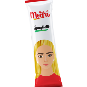 Meera Spaghetti 400g long life dry pasta low price from Factory certified company ISO 9001 Halal
