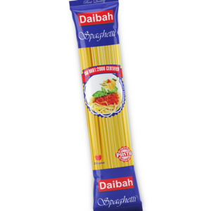 High Quality Turkish pasta spaghetti 250 gm - Daibah Brand with ISO & Halal Certifications