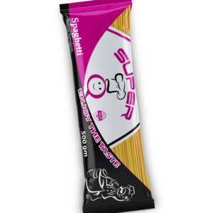 Spaghetti Dry Pasta 500 g Hard Wheat Super Q Pink and Black Brand Pasta Egyptian Product Pasta