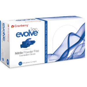 Cranberry Evolve 300 Nitrile Powder Free Examination Gloves