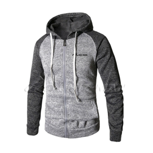 Men Zipper-Up Hoodie.