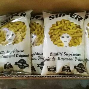 Shortcut Dry Pasta All Types - 400 g Durum Wheat Super White Brand Pasta Egyptian Product - Macaroni, twist, fusilli