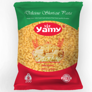 Yamy 200g Shortcut low price high quality macaroni ISO 9001 Halal Pasta from factory Private label