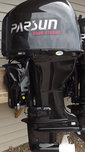 New Parsun 60 HP EFI 4 Strok Outboard Motorwith Controls and Tank Complete