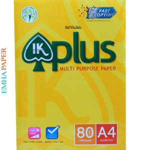 IK plus multipurpose office papers a4 80 gsm
