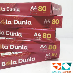 Wholesale copy papers A4 80 gsm bola dunia