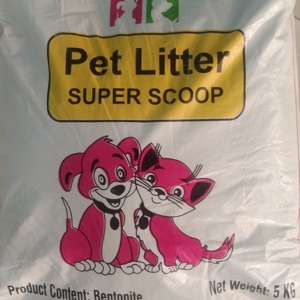 Pet litter bentonite granules with  fragrance