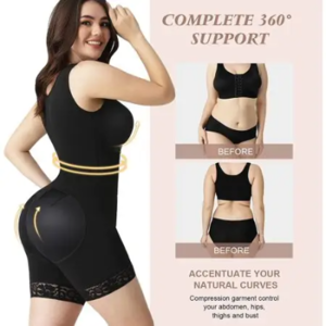 Private Label Bulk Packaging Manufacturer Supply Women's Clothing Brand Black Bodysuit Tummy Control Shapewear