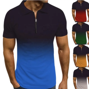 Men High Fashion Casual Short Sleeve Polo T-Shirt
