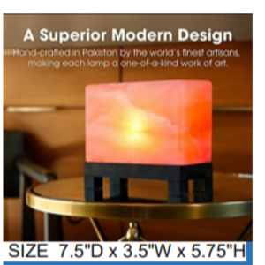 natural himalayan salt lamp