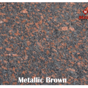 metallic brown